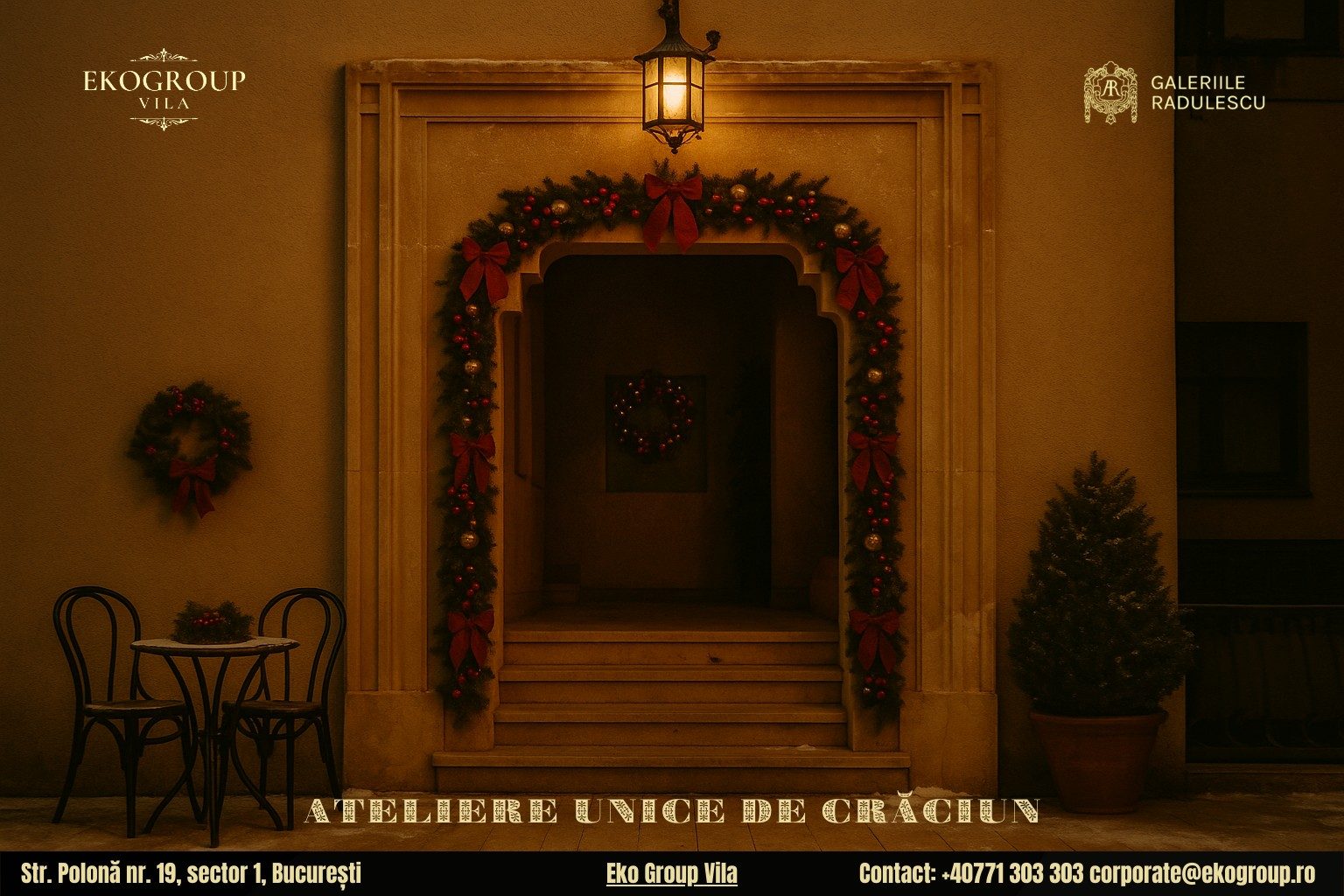 Activități de Crăciun cu parfum interbelic – O experiență unică a Crăciunului anilor ’30 la Eko Group Vila 4 Activități de Crăciun cu parfum interbelic – O experiență unică a Crăciunului anilor ’30 la Eko Group Vila