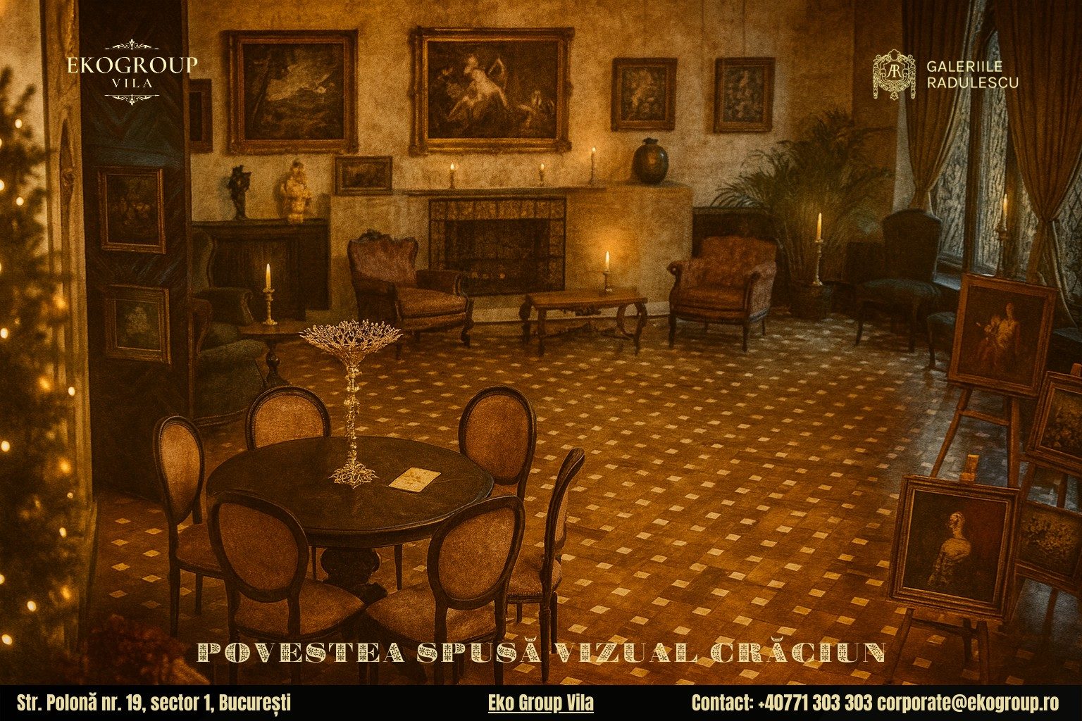 Povestea Crăciunului în Anii ’30 la Eko Group Vila: O Evocare Artistică și Istorică 5 Povestea Crăciunului în Anii ’30 la Eko Group Vila: O Evocare Artistică și Istorică